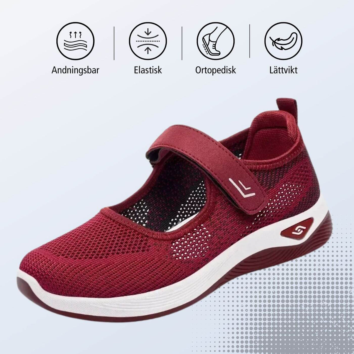 Lena - Andningsbara Mesh Ortopediska Sneakers