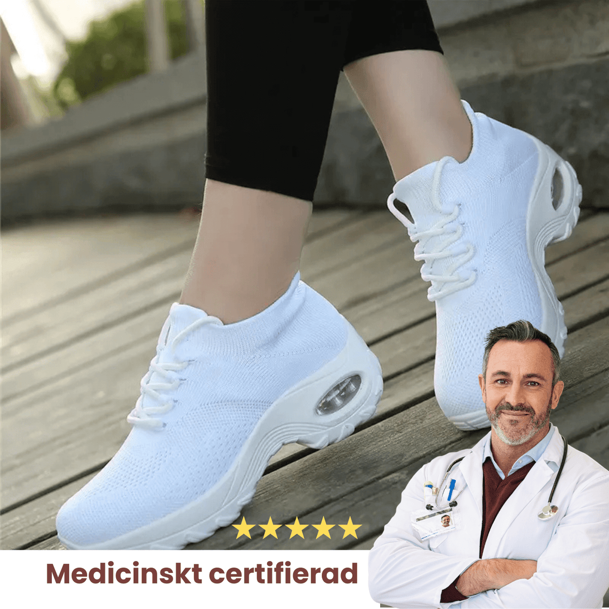 OrthoStep™ – Ortopediska Komfortskor med Stötdämpning