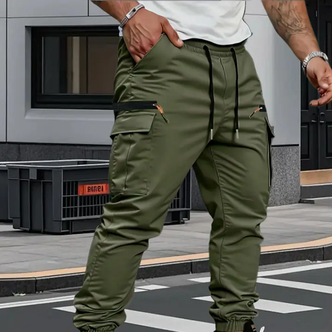 Cargo Stretch Jogger Byxor för Herrar