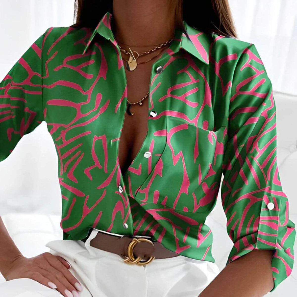 Amy™ – Elegant och Avslappnad Blus