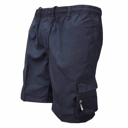 Anders - Shorts med flera fickor i avslappnad stil och bekväm resårmidja