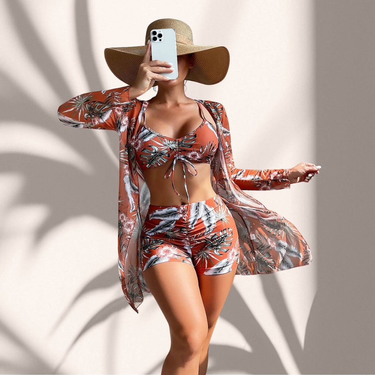 Bella™ - 3-delad Tryckt Bikinisats