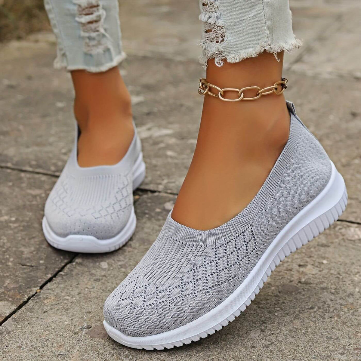 Diana - Andningsbara Slip-on Ortopediska Skor