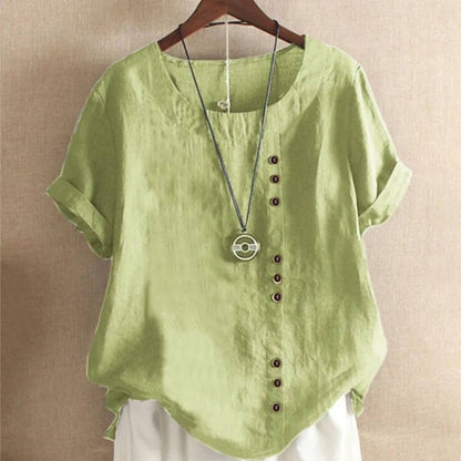 Leila™ – Rundhalsad Chalisblus