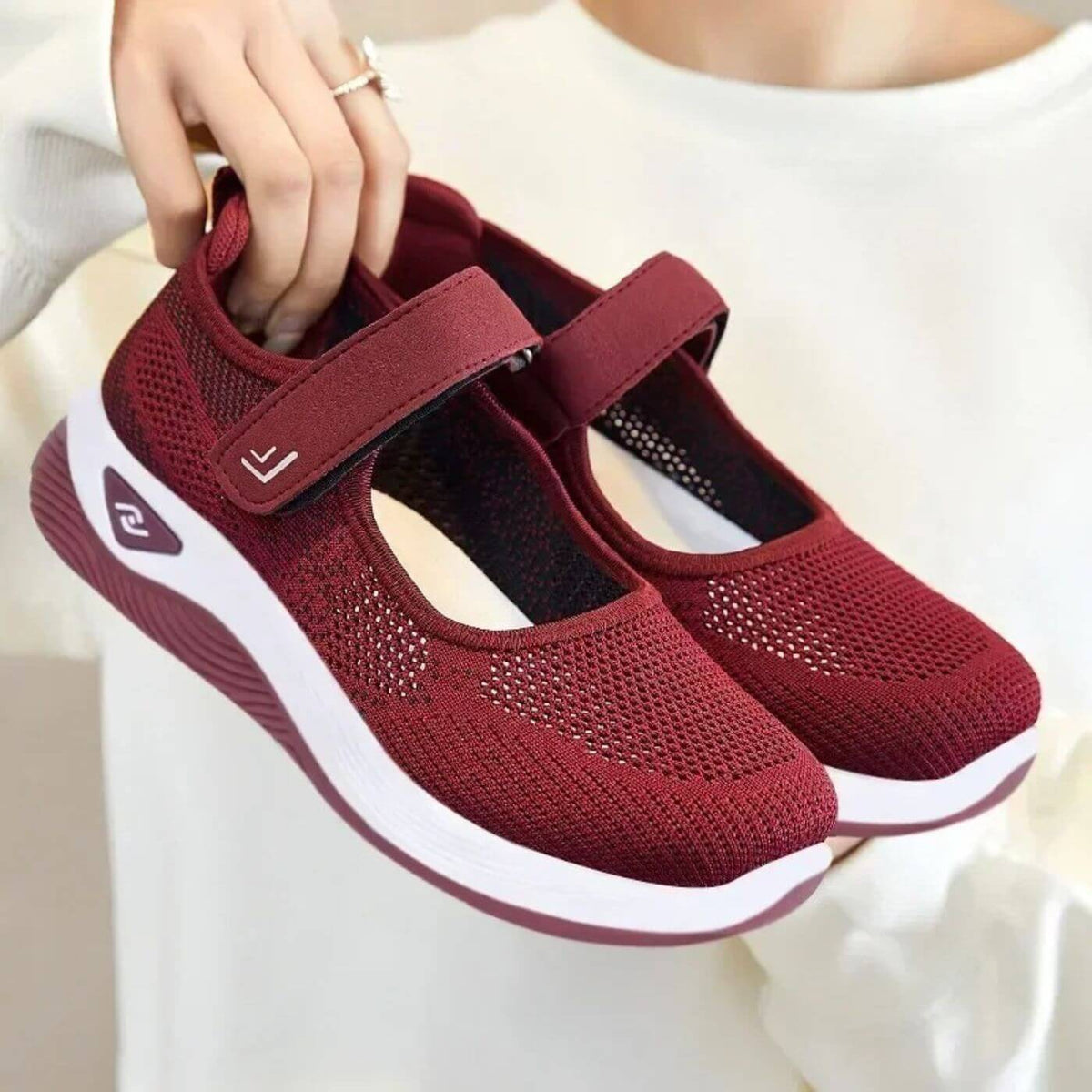 Lena - Andningsbara Mesh Ortopediska Sneakers