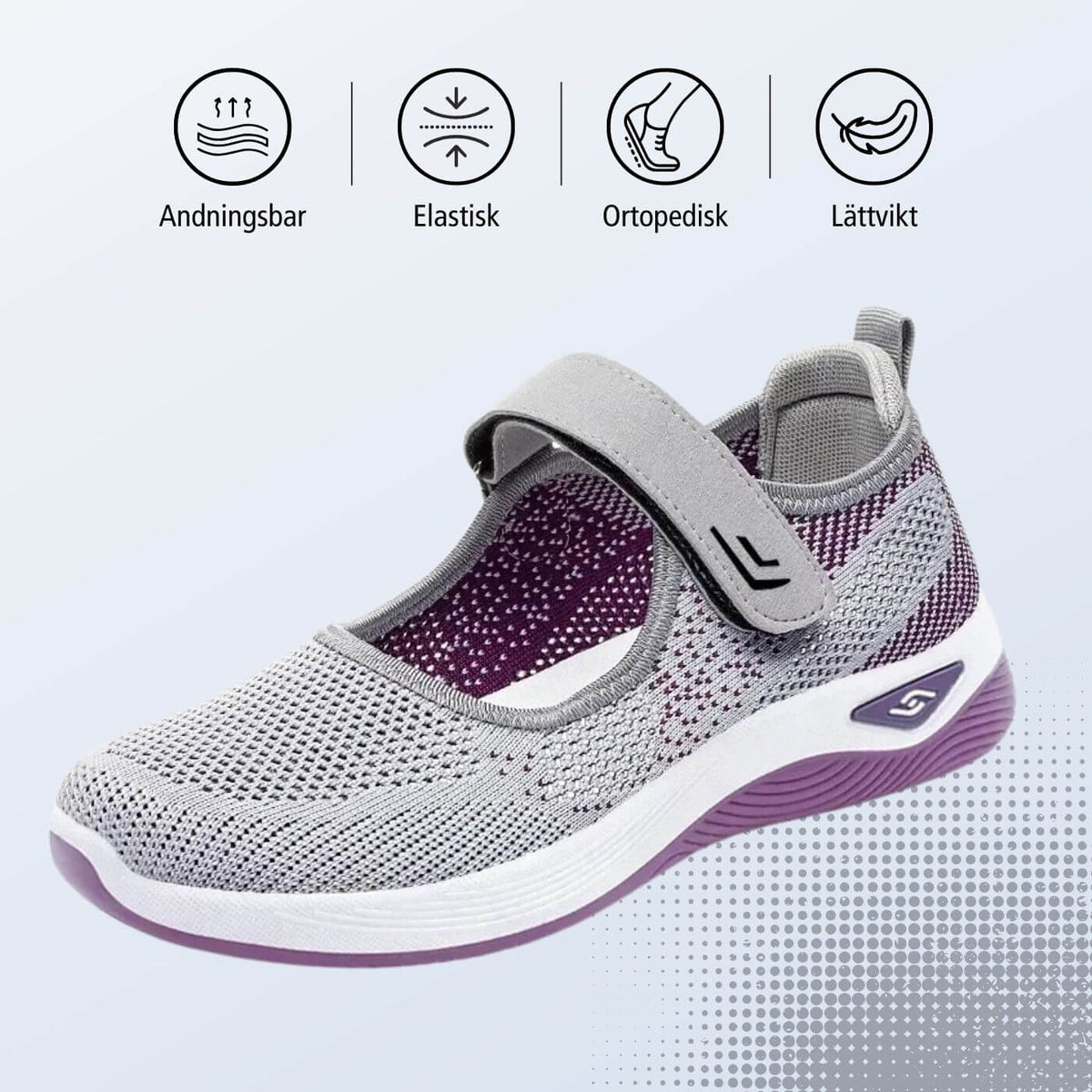 Lena - Andningsbara Mesh Ortopediska Sneakers