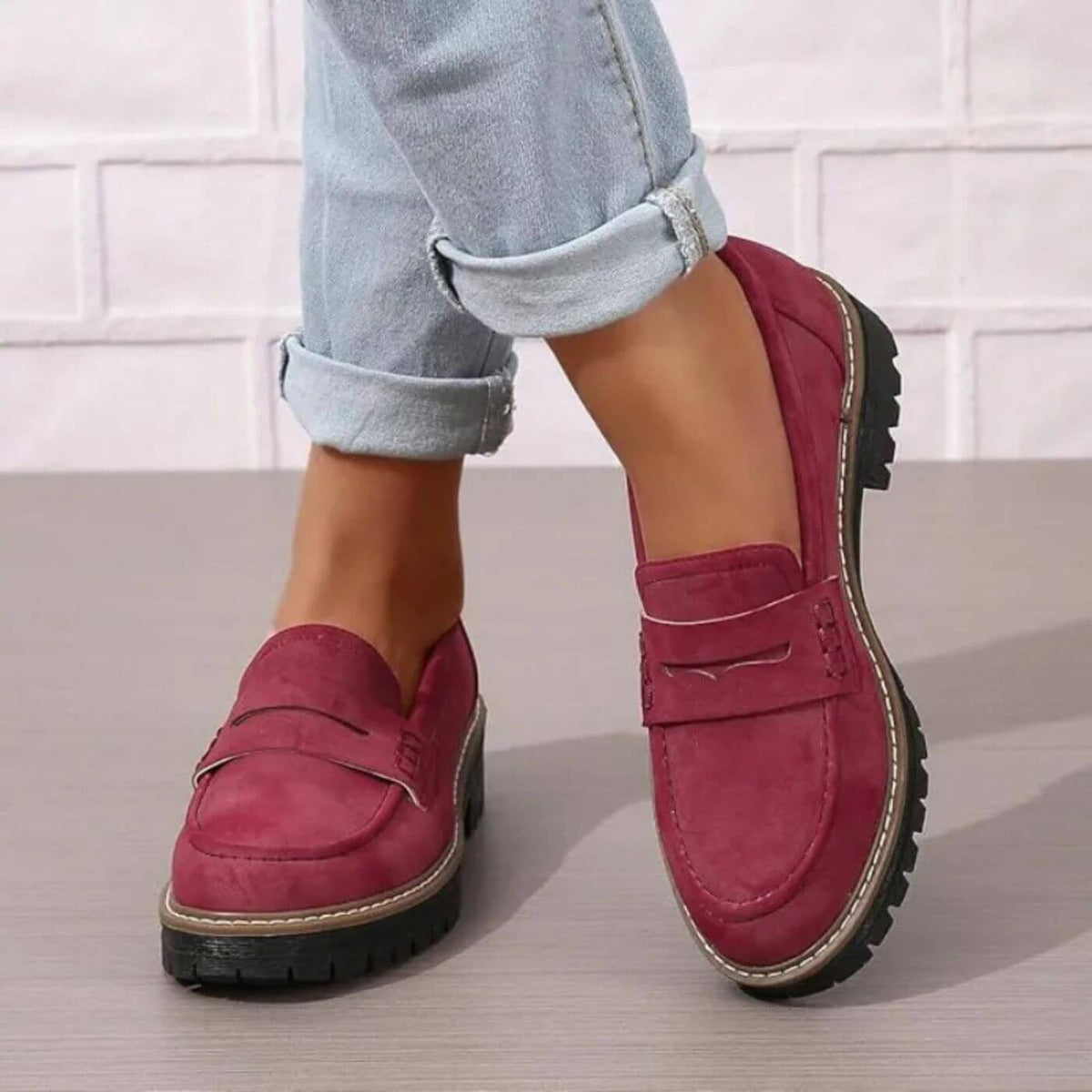 Leonora – Bekväma Ortopediska Loafers