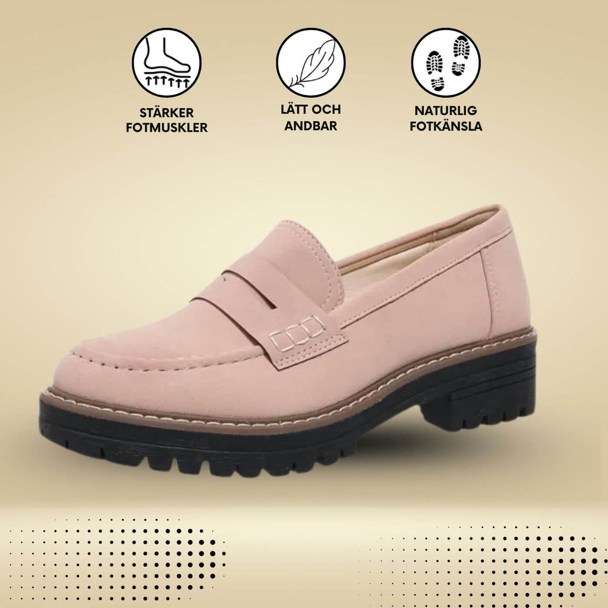 Leonora – Bekväma Ortopediska Loafers