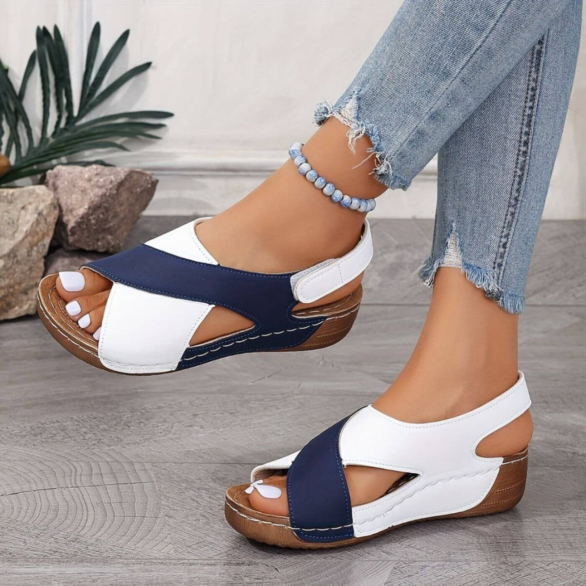 Nicole™ – Ortopediska Sandaler med Öppen Tå