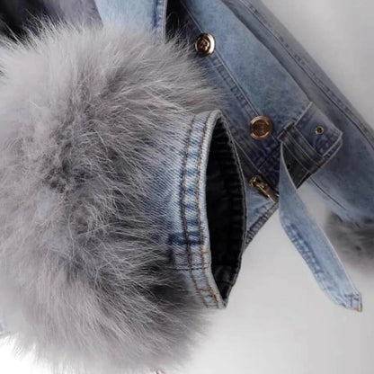 Nina™ – Begränsad Upplaga Miljövänlig Jeansjacka