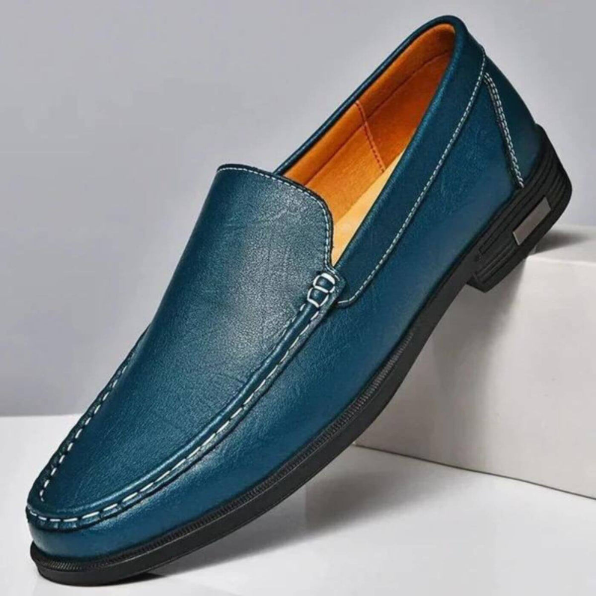 Nino – Lyxiga Ortopediska Loafers i Läder