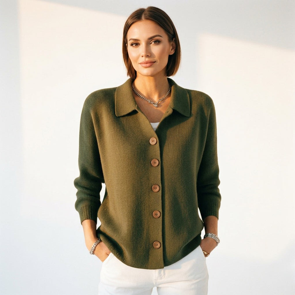 Lia | Stilren Lång Cardigan för Kvinnor